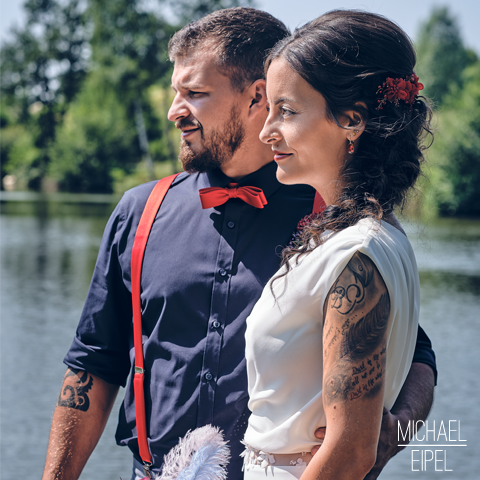 Brautpaar am See – Hochzeitsfotografie