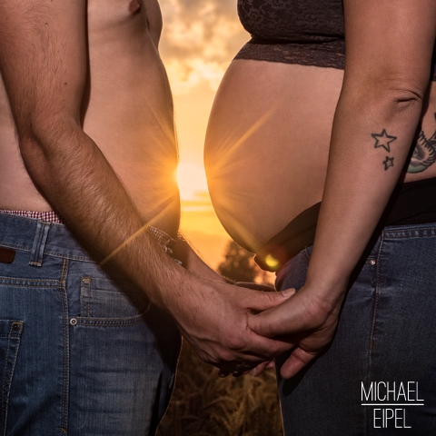 Babybauch Shooting Couple – Portraitfotografie