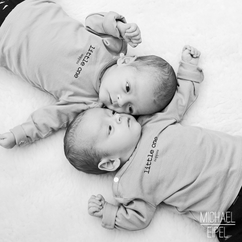 Zwillinge Babyfotografie – Portrait
